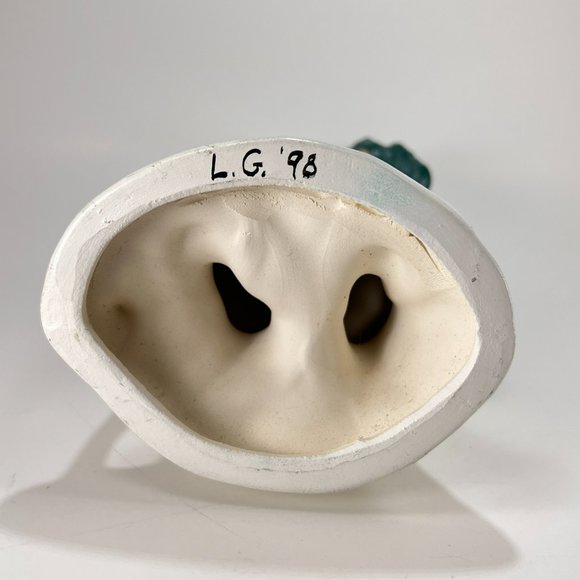 Vtg Old World Santa Claus Provincial Mold Hand Painted Ceramic Christmas 90s - Picture 9 of 15